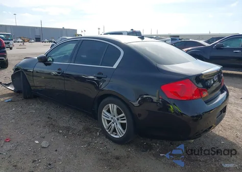 2012 Infiniti G37 Journey z USA, uszkodzony, nr VIN JN1CV6AP7CM625640